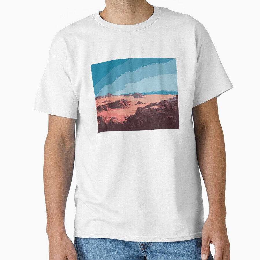 Minimalist Mars Desert Landscape by olivergraham