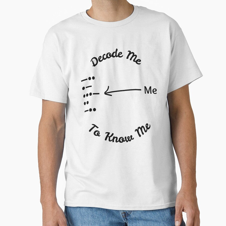 Morse code - David - Decode Me To Know Me by AndysTeeShop