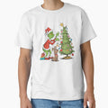 Retro Grinch Christmas Tree – Vintage Grinch and Friends Holiday Classic by simplecraftstudio