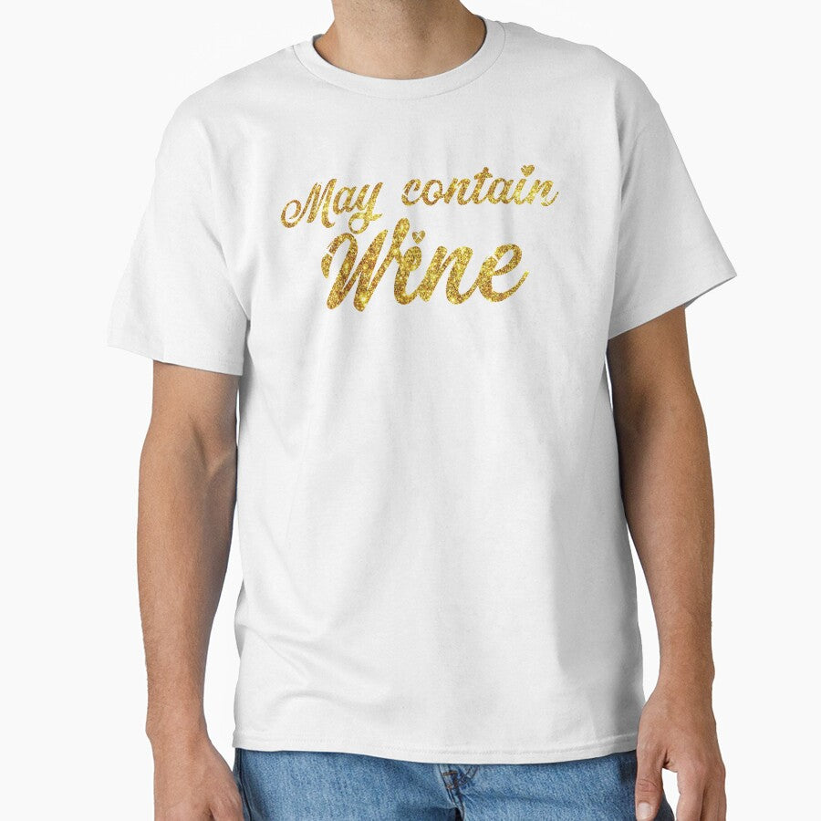 May Contain Wine Lover Quotes Cute and Funny Womens Gift Oenophile by alenaz