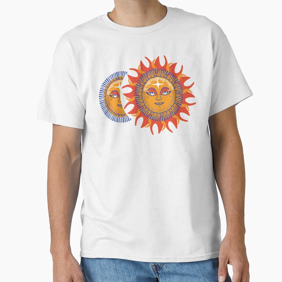 Moon and sun together pattern by HarridanCreates