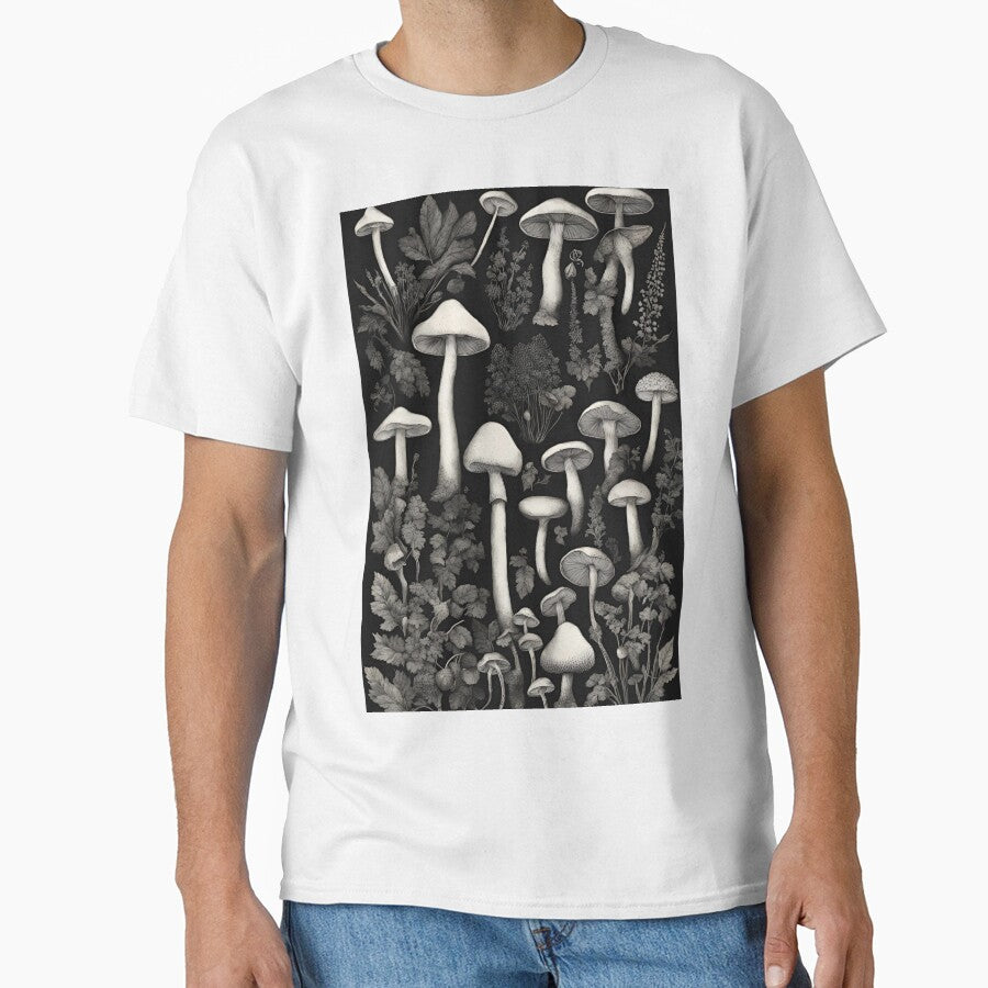 Black mushrooms - goblincore dark academia cottagecore forestcore nature lovers forager fantasy books by Fantasy Cache