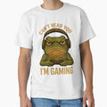 Can’t Hear You I’m Gaming Frog Headphones Funny by cerima