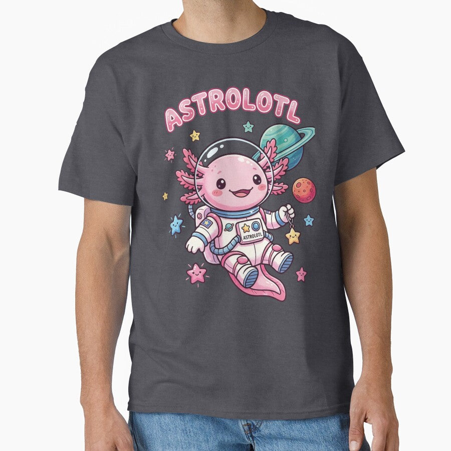Astrolotl Cute Axolotl Astronaut In Space by chriswo-design