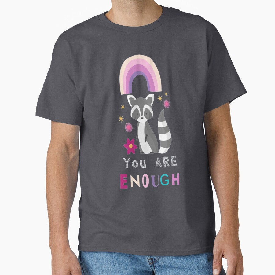 You Are Enough -Colorful Cute Quotes by Rilavie
