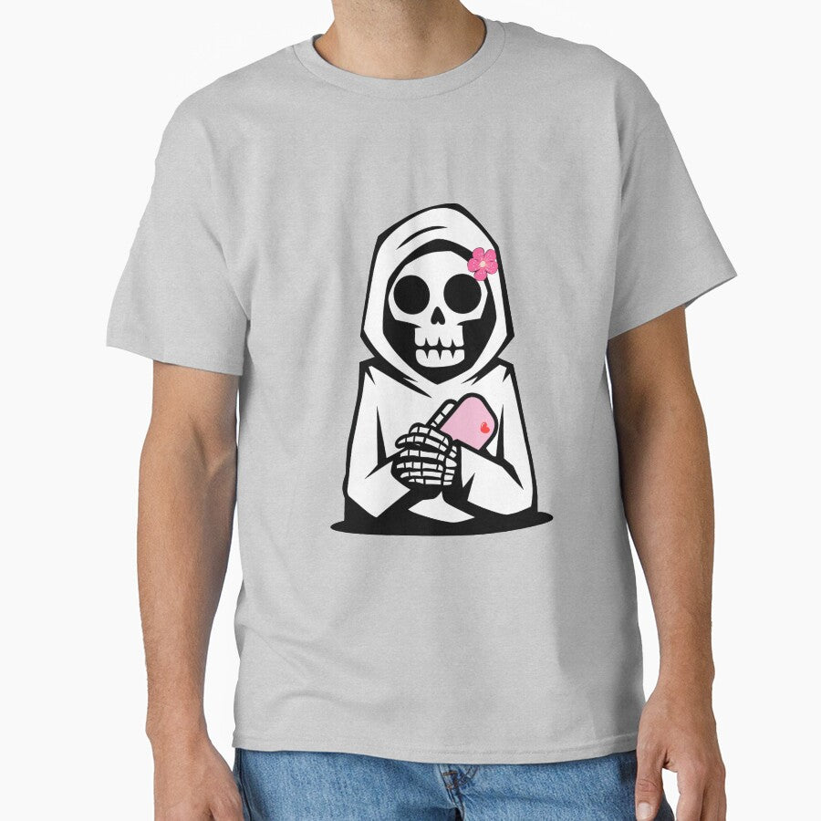 cute skeleton in love by CypisDesign