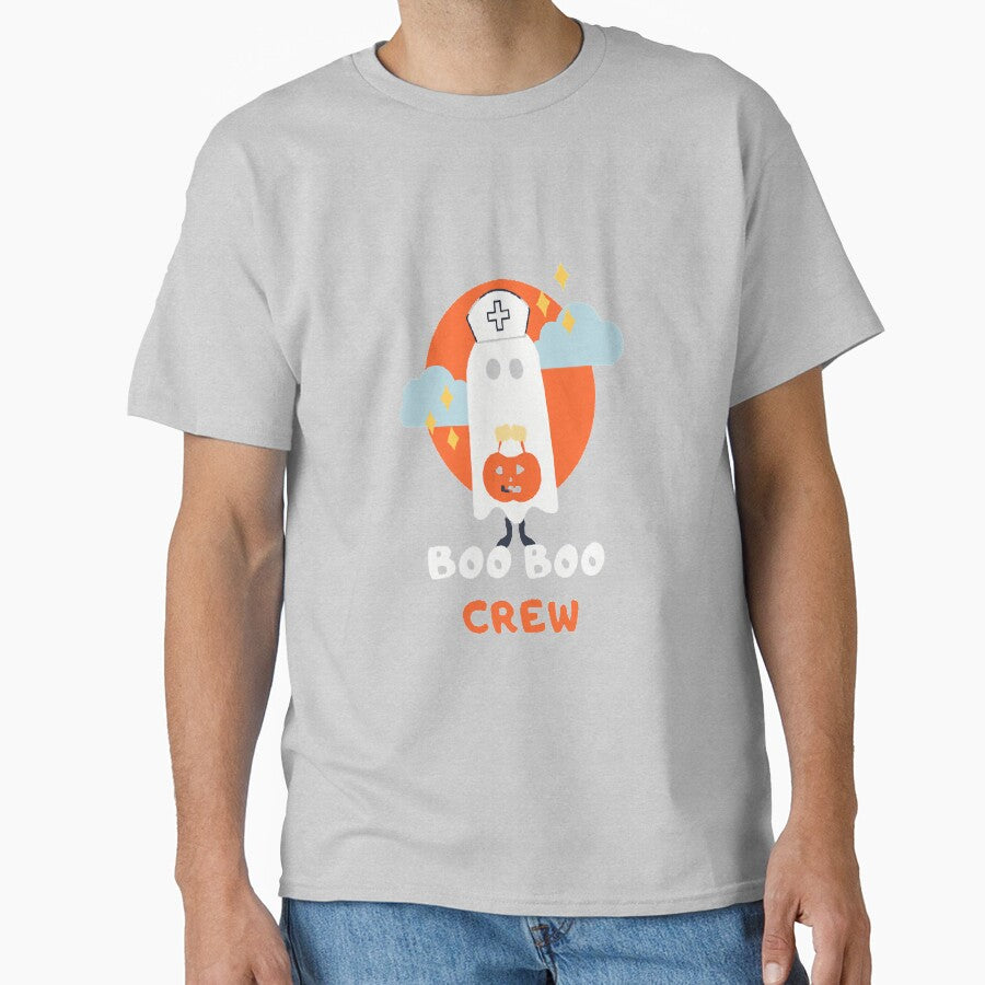 Boo Boo Crew Happy Halloween Funny Gift Tee by NutaBaco