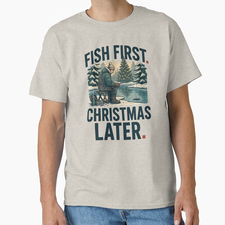 Funny Fishing Christmas Gift for Anglers by WikaKowalczyk