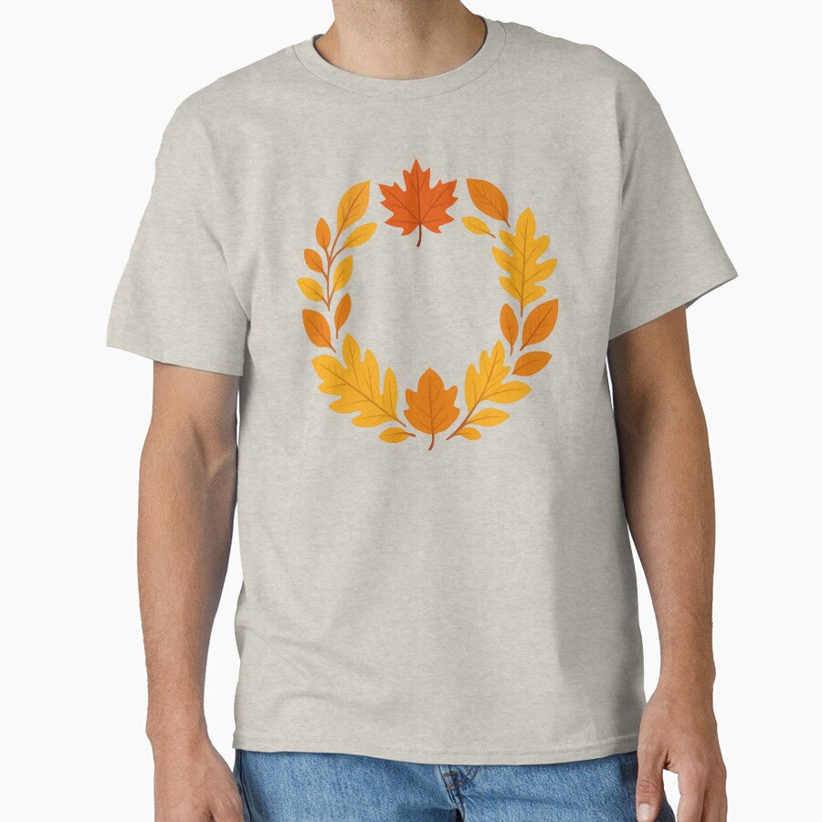 Autumn Leaf Wreath - Cozy Fall Season Design by anna2681