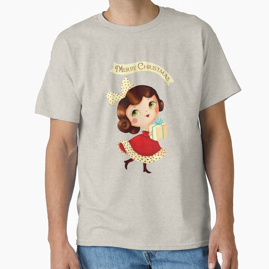 Cute Vintage Christmas Girl by colonelle