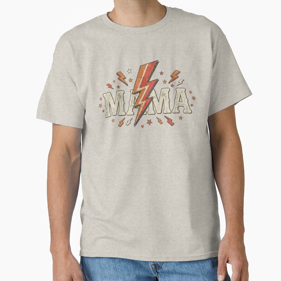 Retro Mama Lightning Bolt by ShopVelona