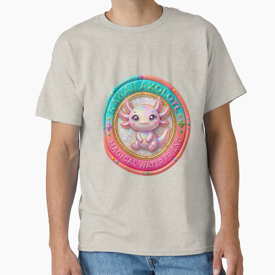 Kawaii Axolotl Magical Water Friend by Verdezeus86