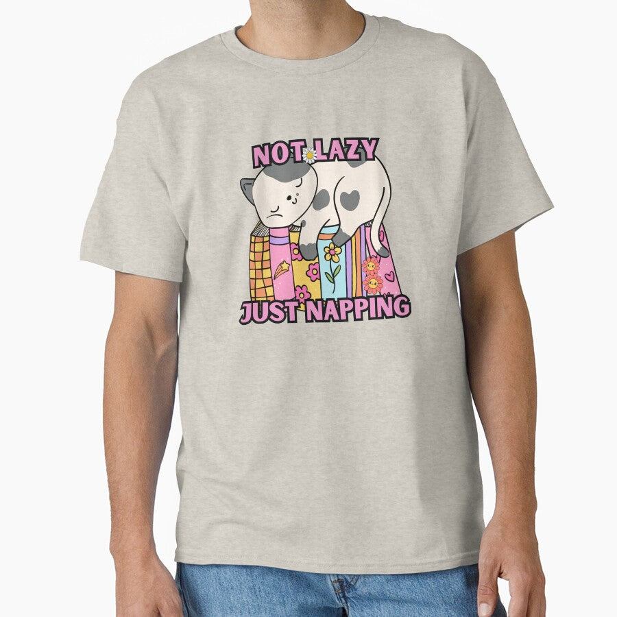 Adorable kitten sleeping with phrase by AnyMar2023