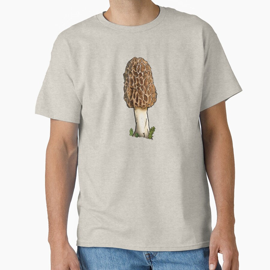 Morel mushroom by Cherie Brunetti