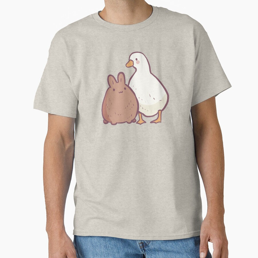 Duck and bunny illustration by Artofmayara