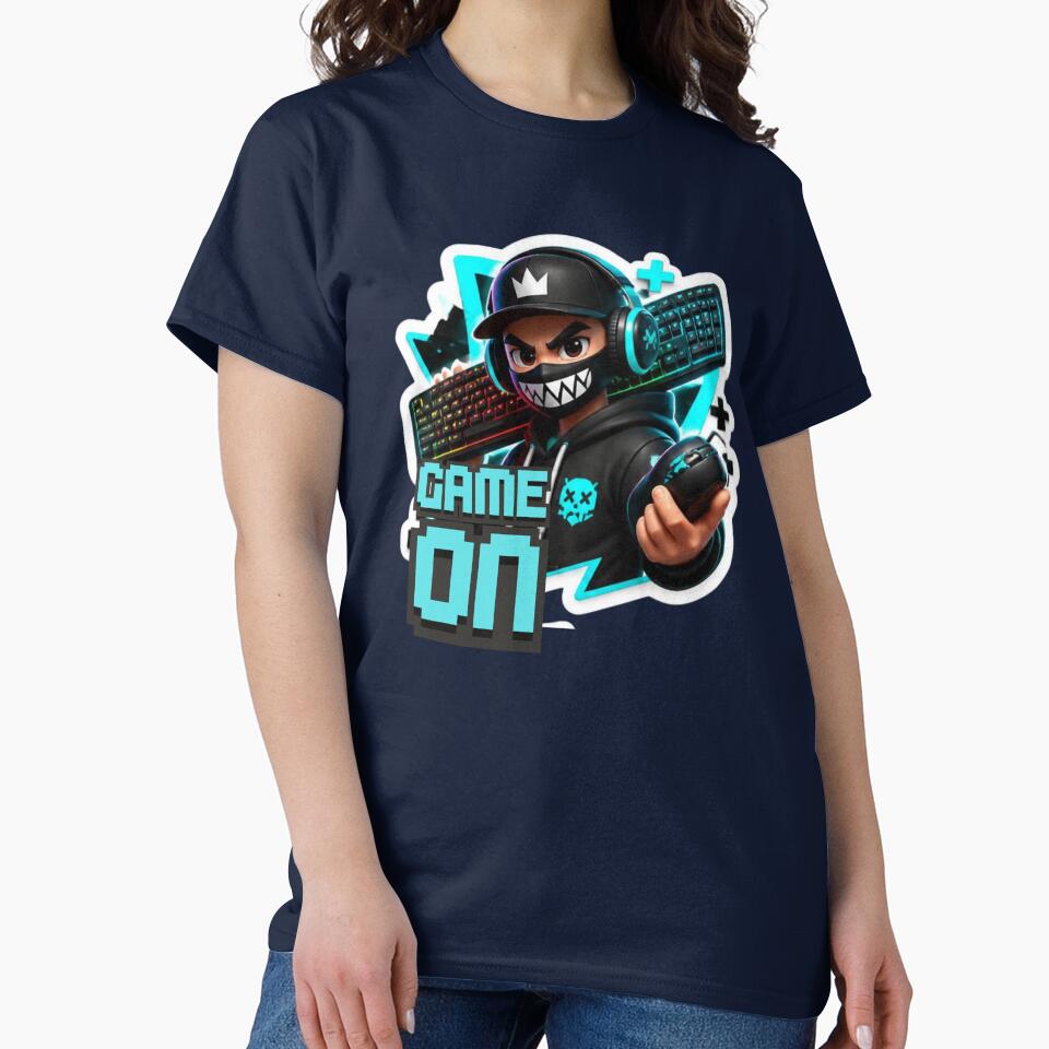 Game On - Gamer Tshirt by iapbaap