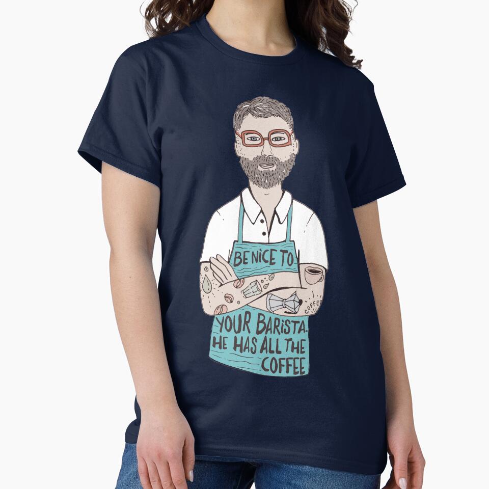 Be Nice To Your Barista by Miruna Illustration