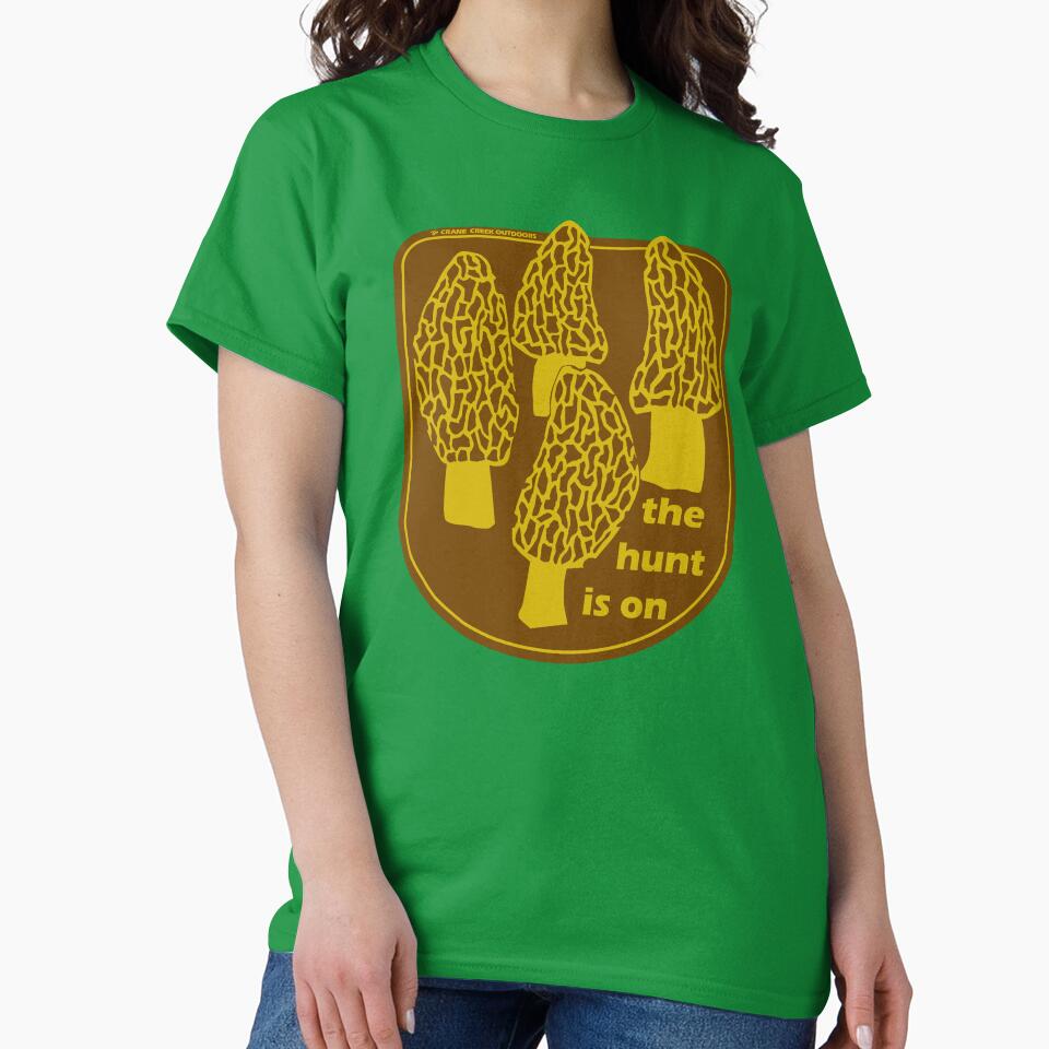 Morels: The Hunt is On, Brown and Gold by CraneCreek