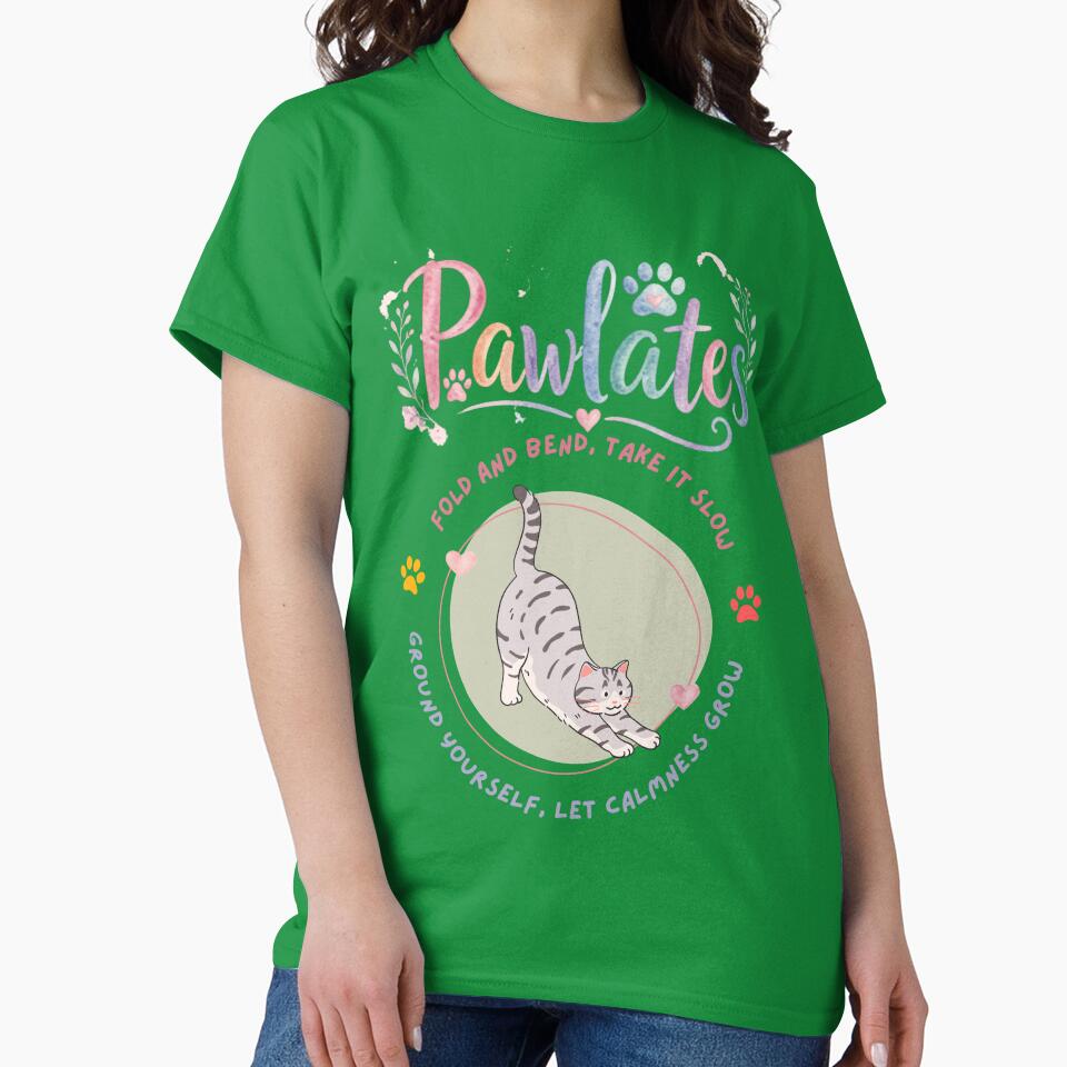 Calm Paw-lates Cat Mom Shirt by Sweet-A-Dsignz