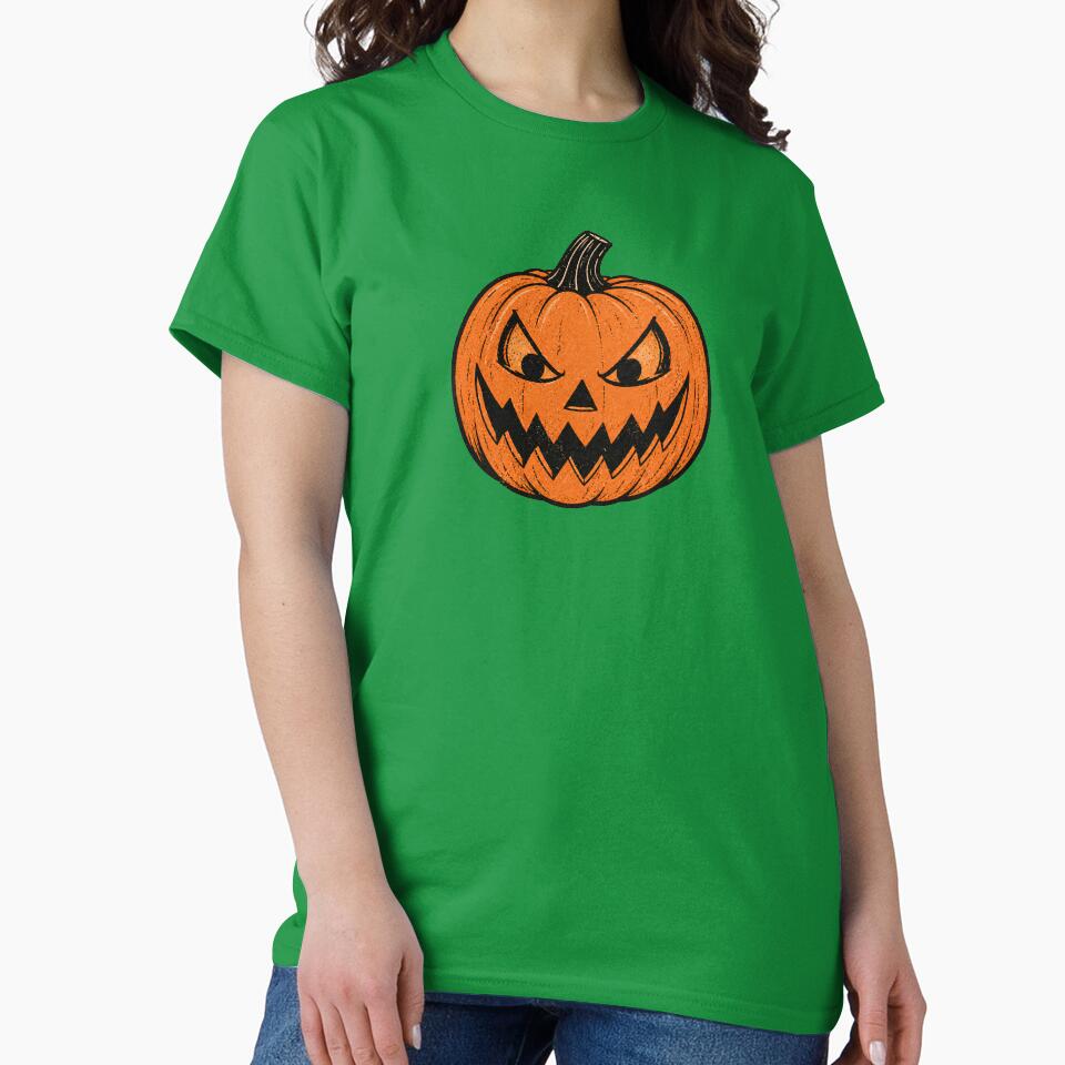 Vintage Retro Halloween Jack o Lantern by Inspired Life Creative