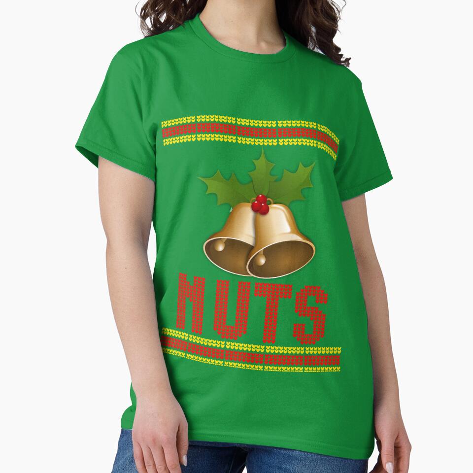 Chestnuts Couples Christmas Ugly Shirts - Nuts by ravishdesigns