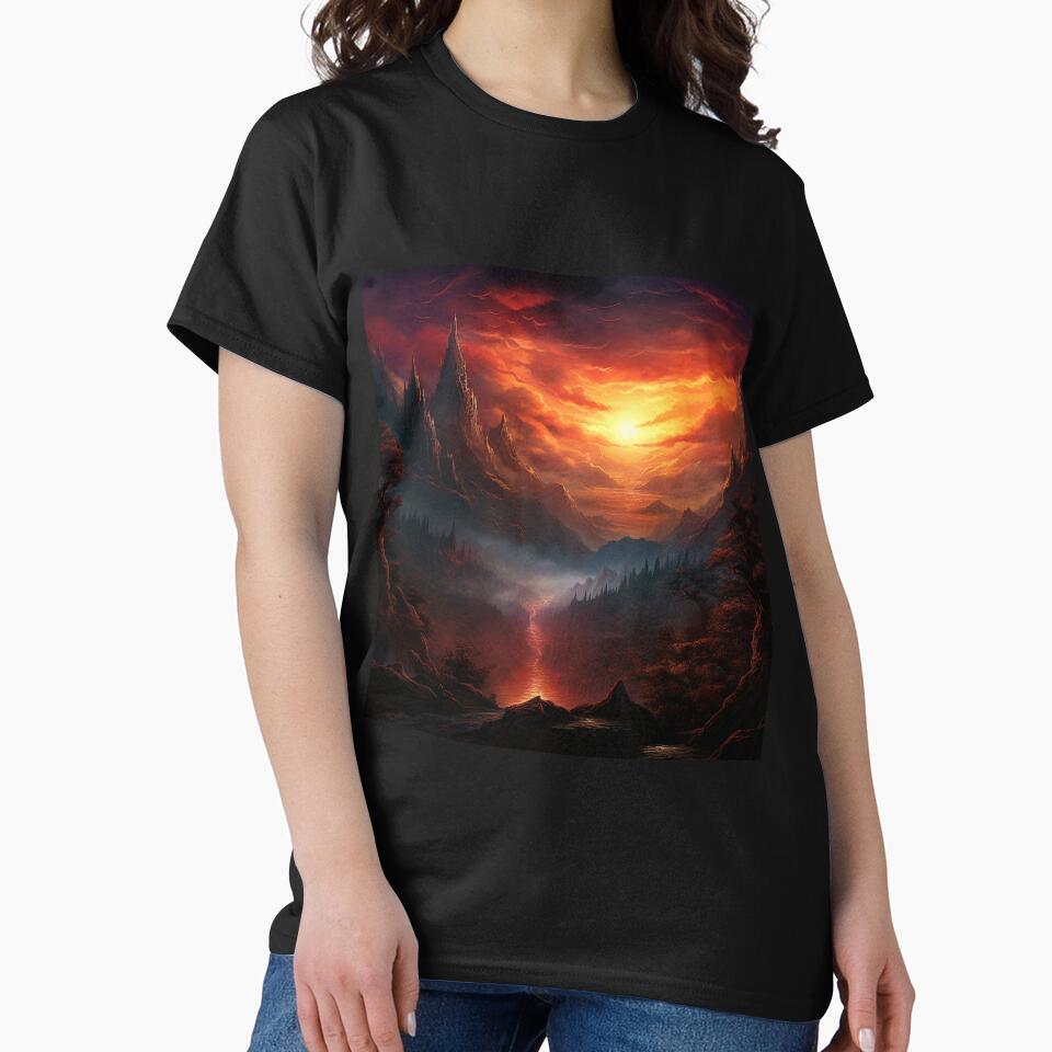 Fantasy Landscape - Land of Fire by Fantasy Masterpiece
