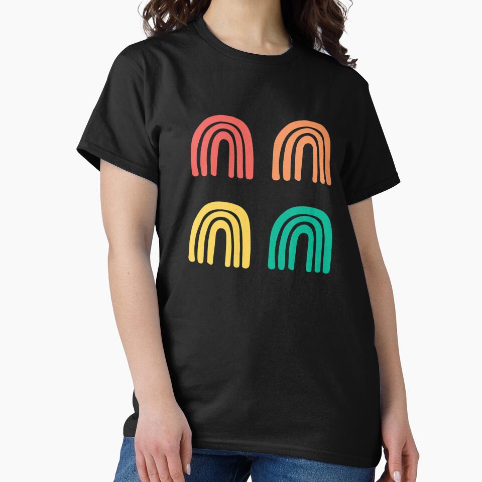 Multi Color Boho Rainbows Sticker Pack by HandCraftedArt
