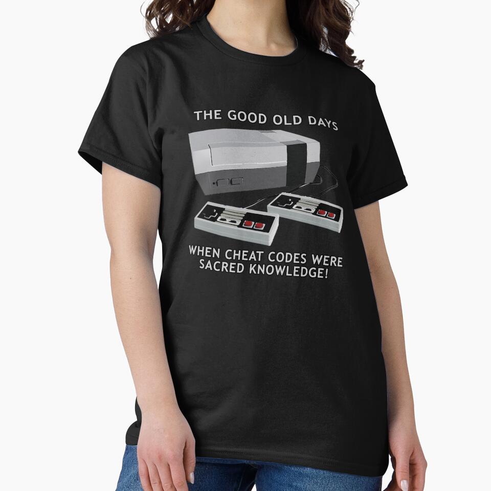 Retro gaming "The Good Old Days When Cheat Codes Were Sacred Knowledge!" by JDMTees