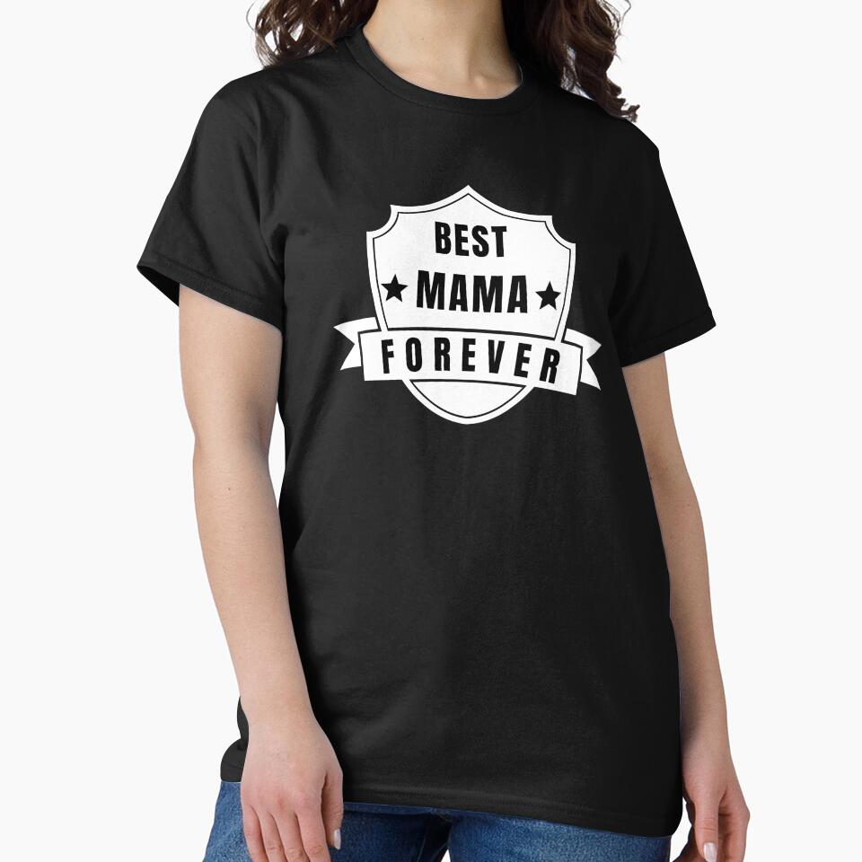 Best Mama Forever - Cute gift for mom by Theleochick