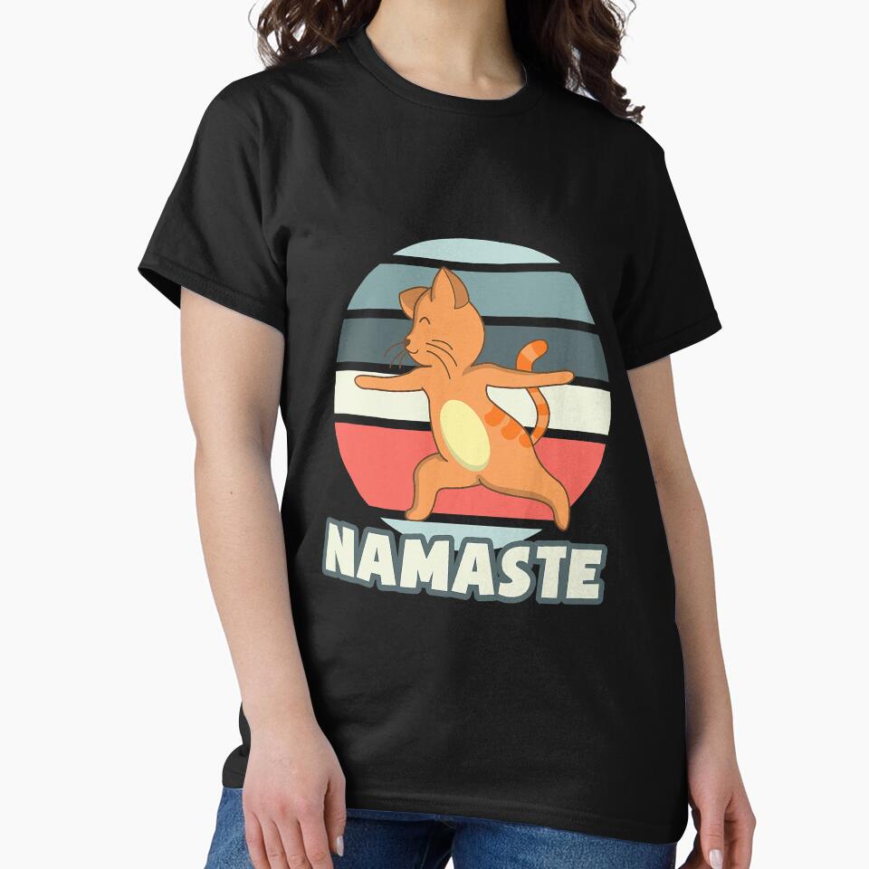 Yoga Cat Cat Lover Namaste Cat by carpe9572