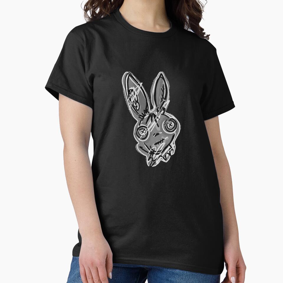 Ghost bunny puppet by RubyKitty