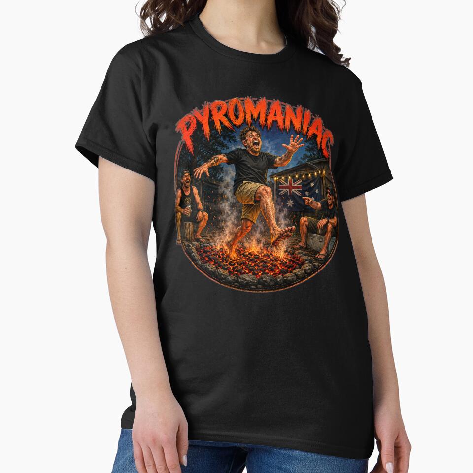 Pyromaniacs Aussie Campfire Humour Design by EverclearDesign