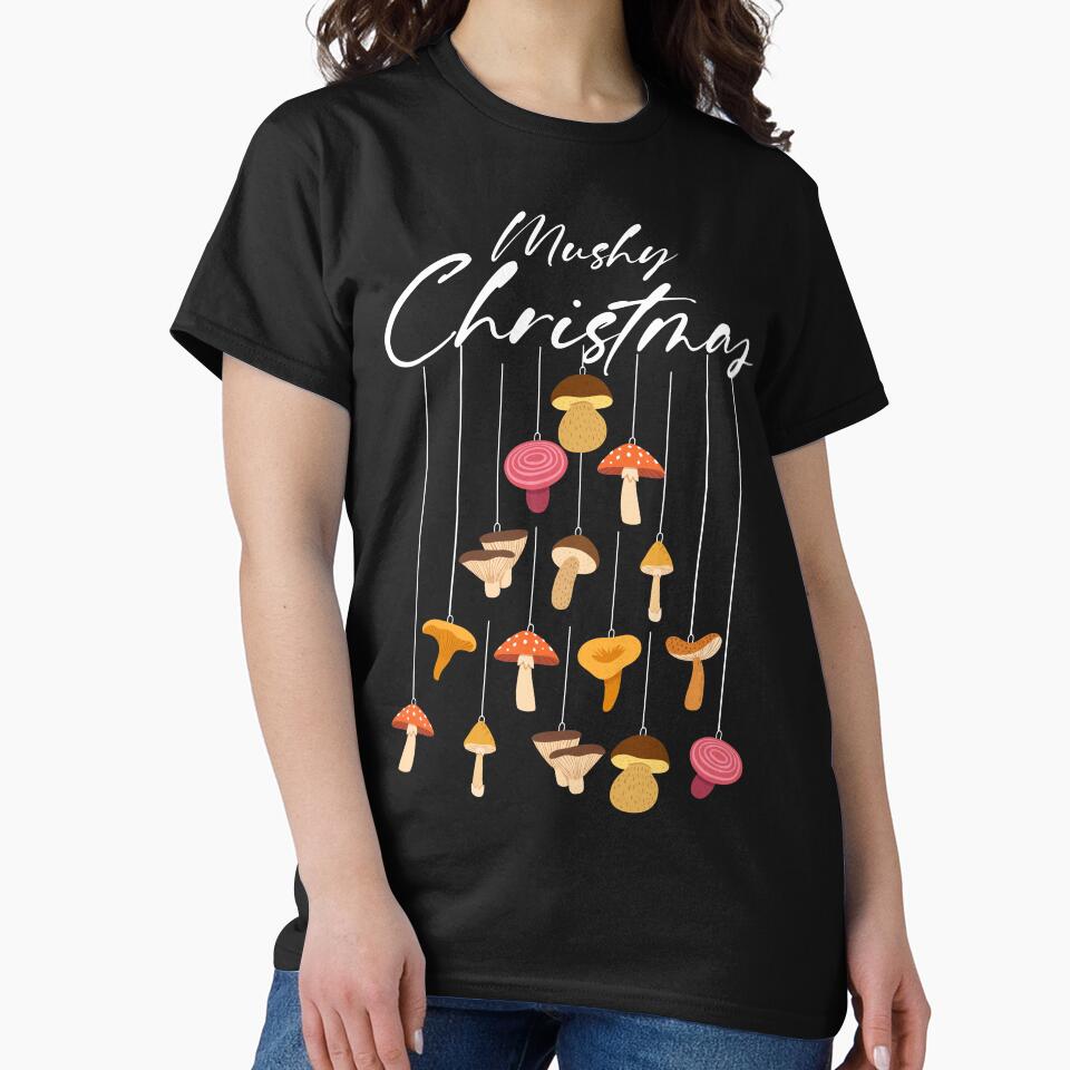 Mushy Christmas Men Women Kids Funny Ugly Christmas Mushroom by KsuAnn
