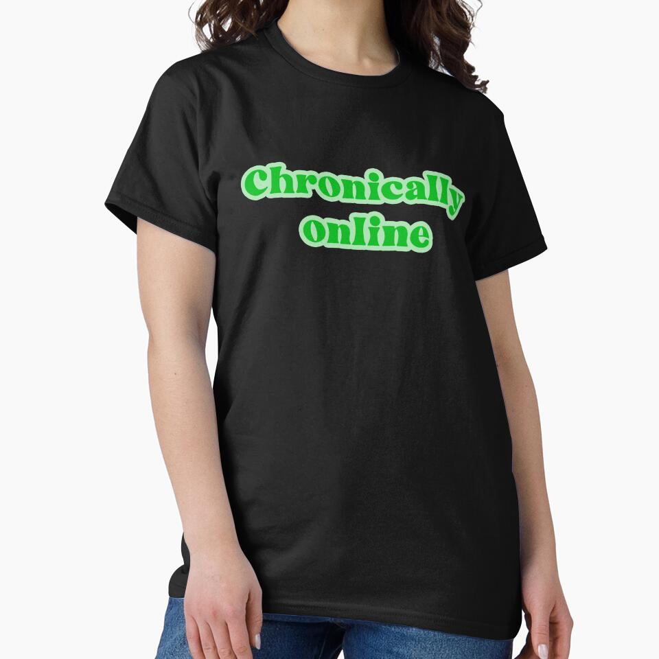 Chronically Online in Green by birchwoodgreen
