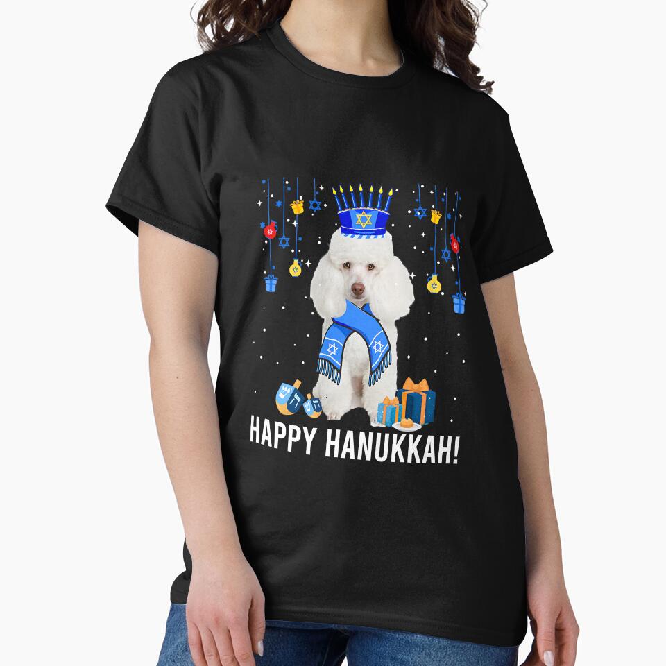 Funny Poodleorah Hat Christmas Happy by SkyCloudBlue