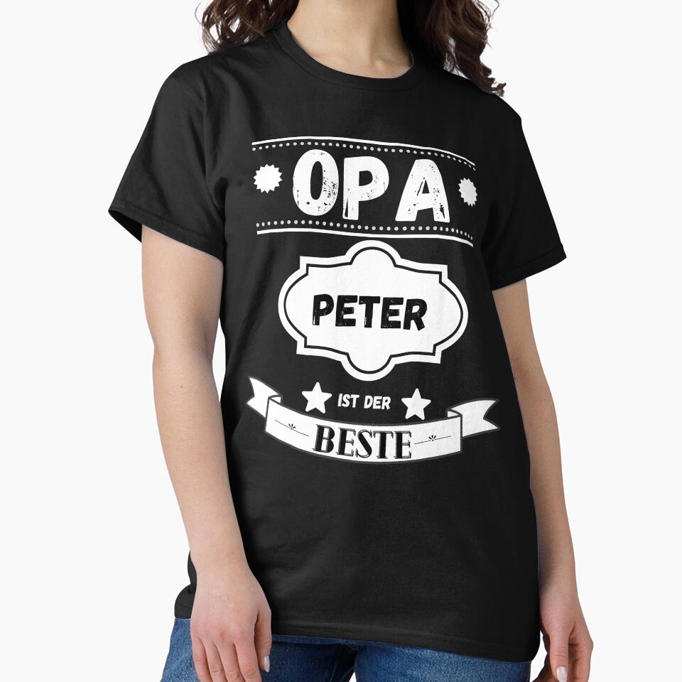 Grandpa is the best grandfather gift Peter by InsomniaMerch