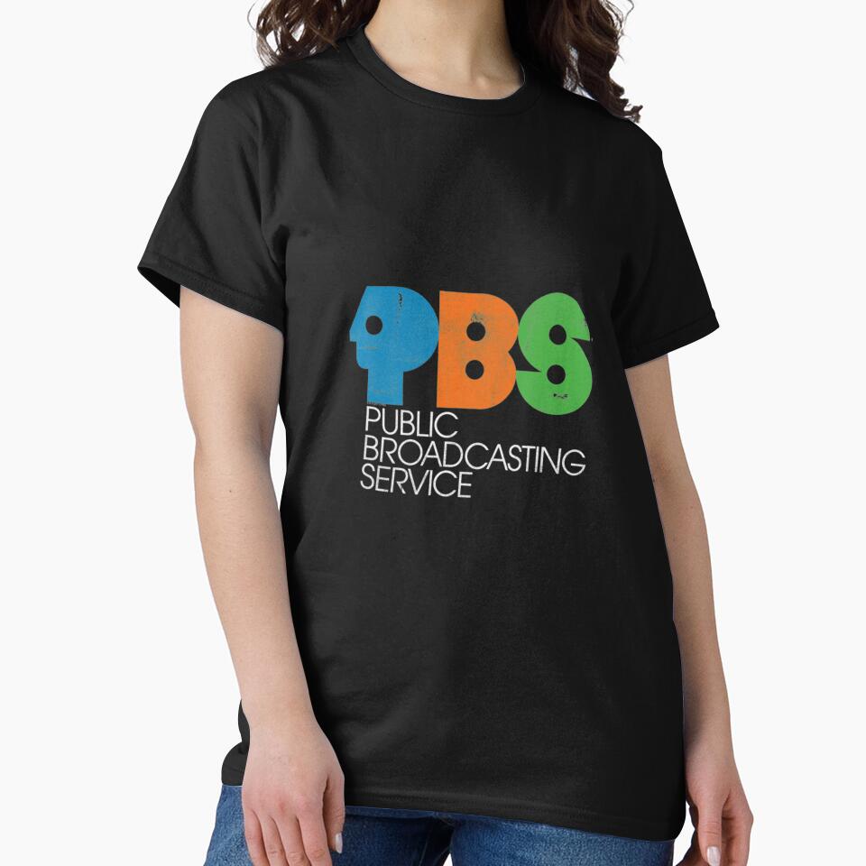 Pbs Vintage Logo Distressed by insta-tee
