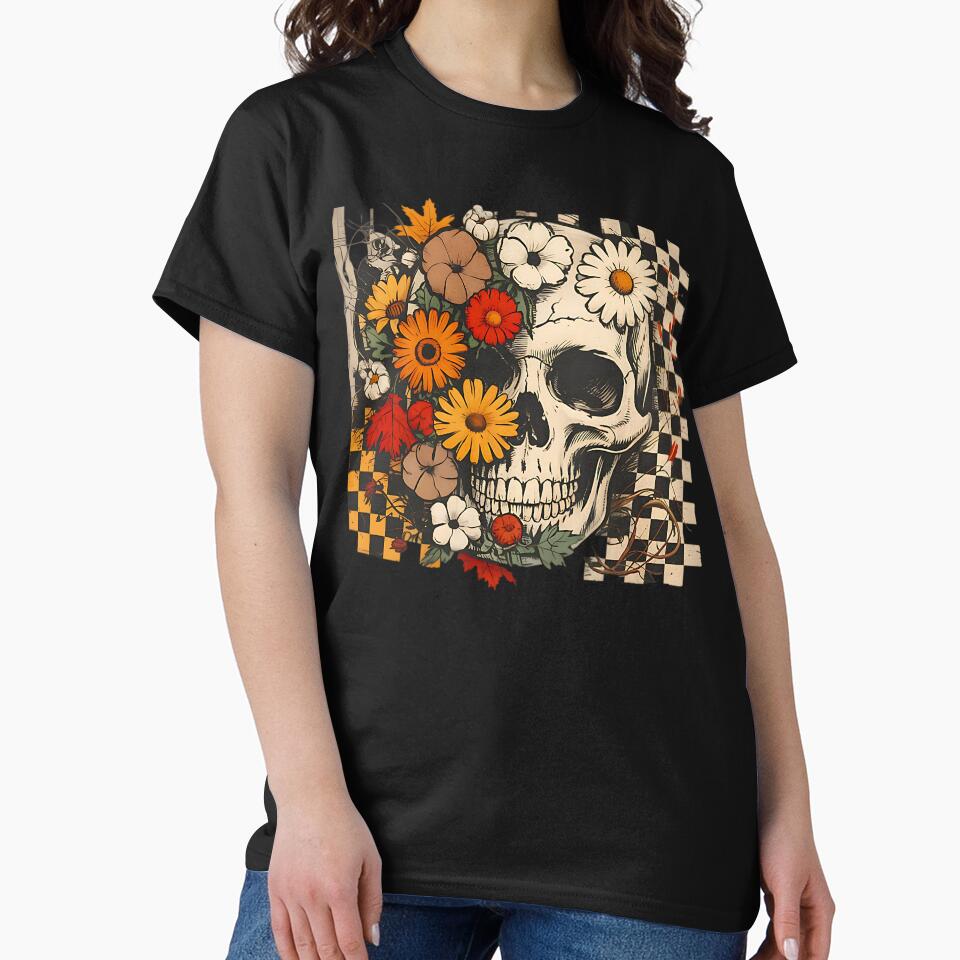 Floral Halloween Skeleton by Kyzed