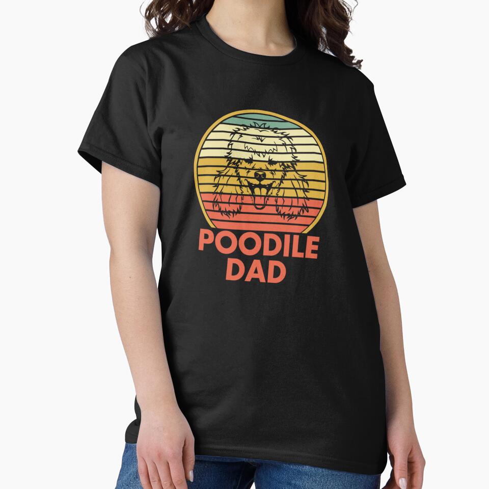 RETRO POODLE DAD POODLE DOG DAD by sobriowslen