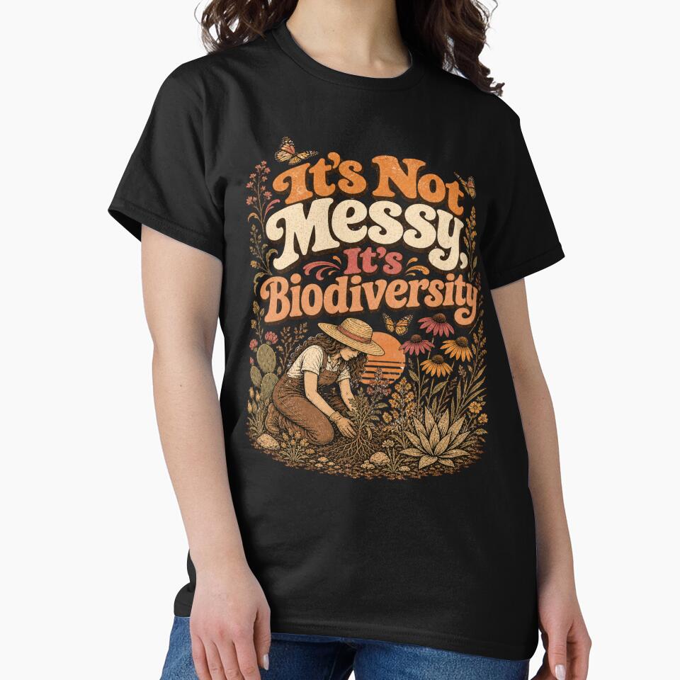 It's not messy it's biodiversity - Native Plant Gardening – Wildflower Habitat Gardener Design by JansenGS