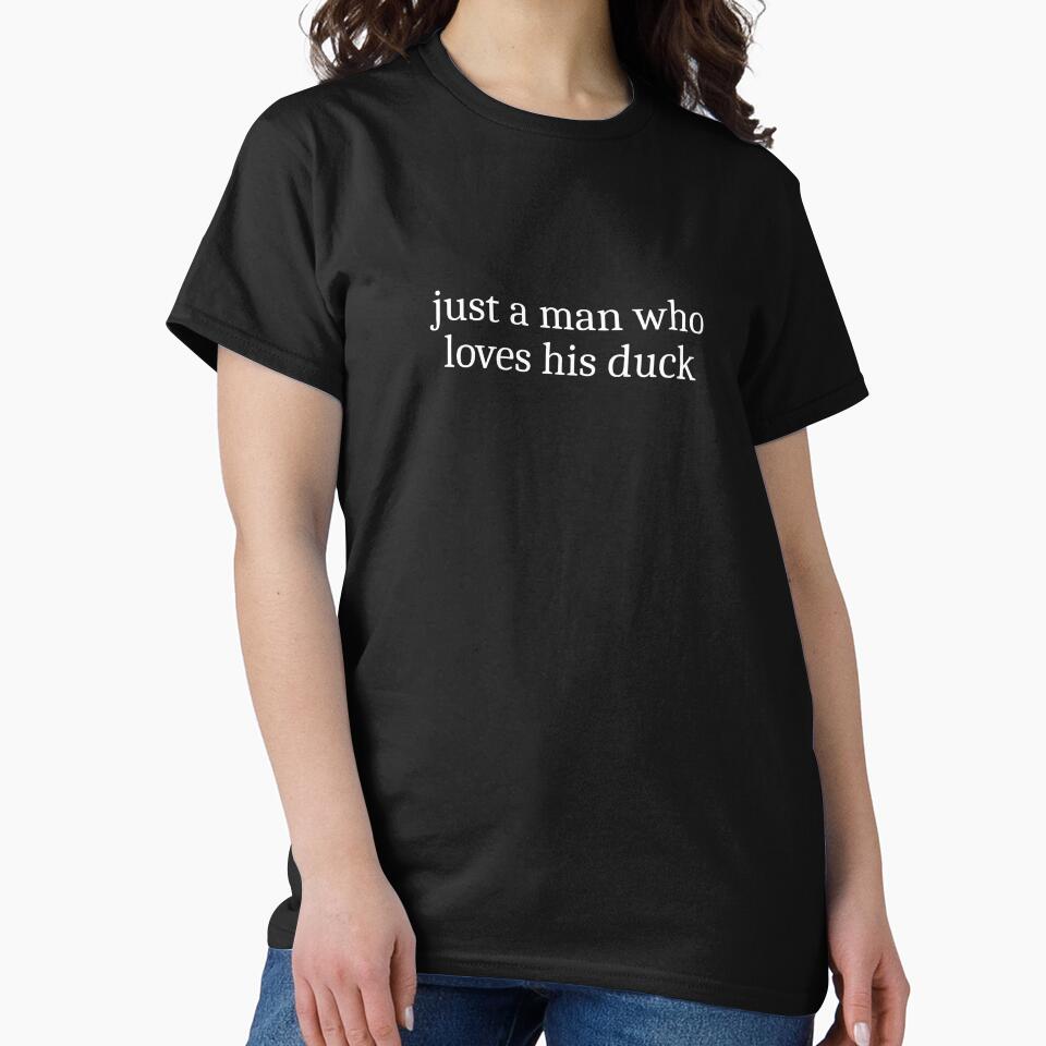 Just a man who loves his duck by Sleepy Cat Design