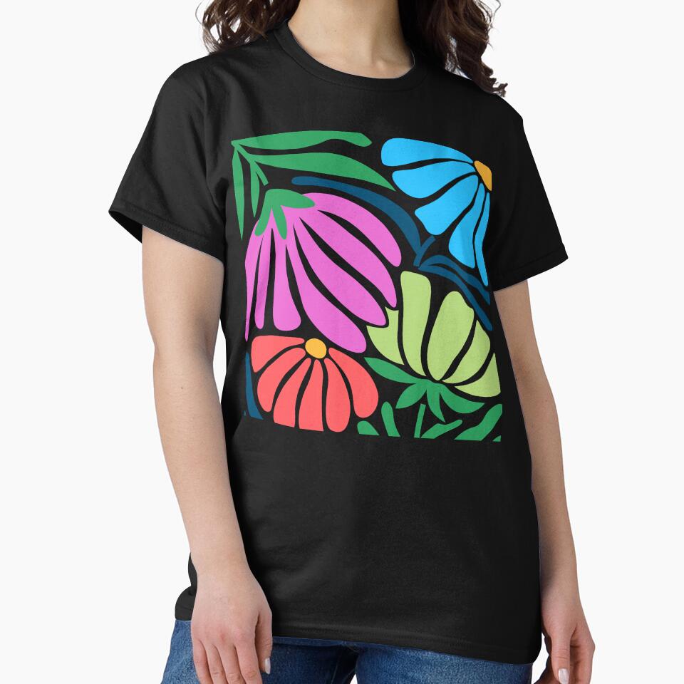 Boho Abstract Colorful Flowers And Leaves Art Designs by DEC02