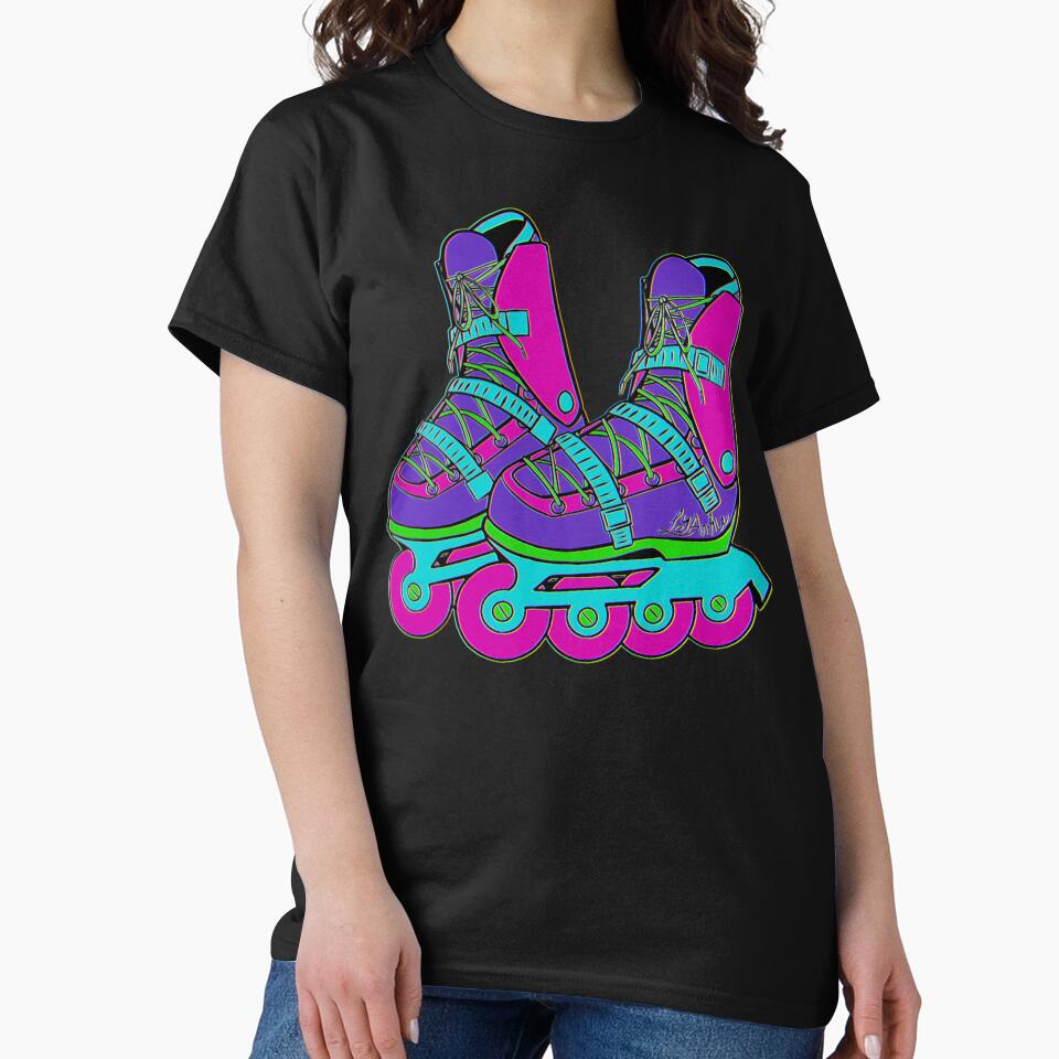 Retro Love: 90s Style Rollerblades by LyAnMeArt
