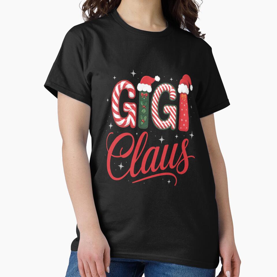 Christmas Gigi Claus Holiday Happy Christmas by RonnasJackson