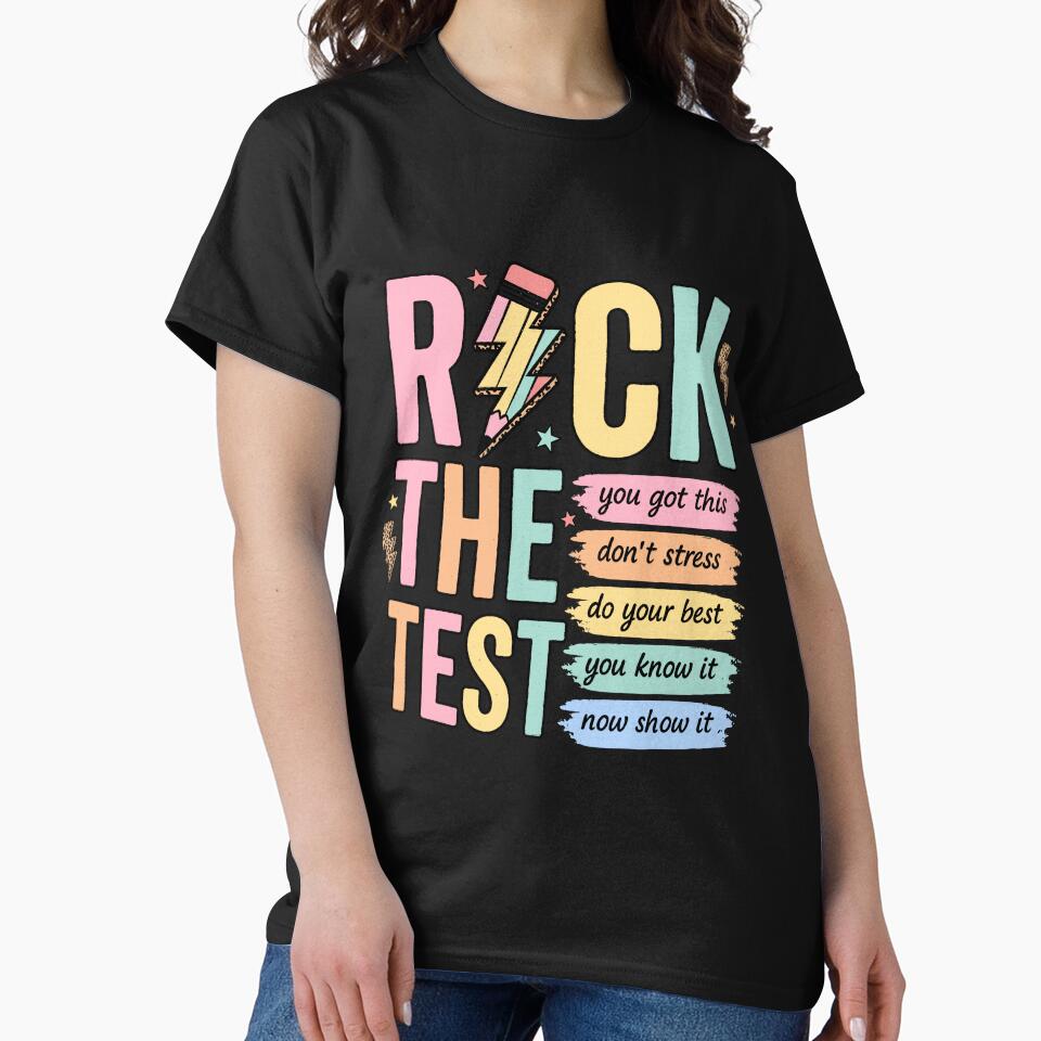 Rock the Test Student Exam Motivation by KroghDs