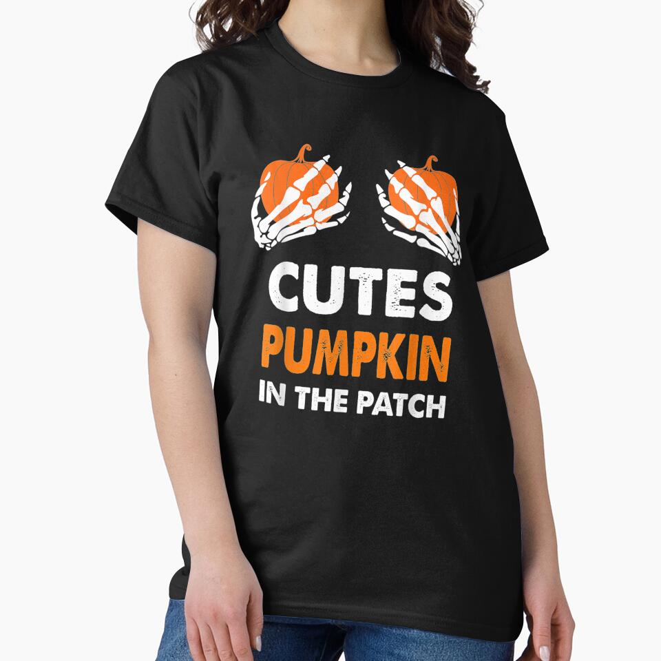 Funny Cutest Pumpkin in The Patch Women Halloween Costume by Jonathanhagerst