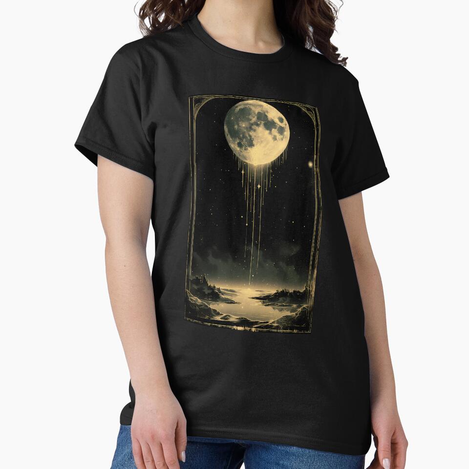 Full moon in a dark surrealism landscape by Fantasy Cache