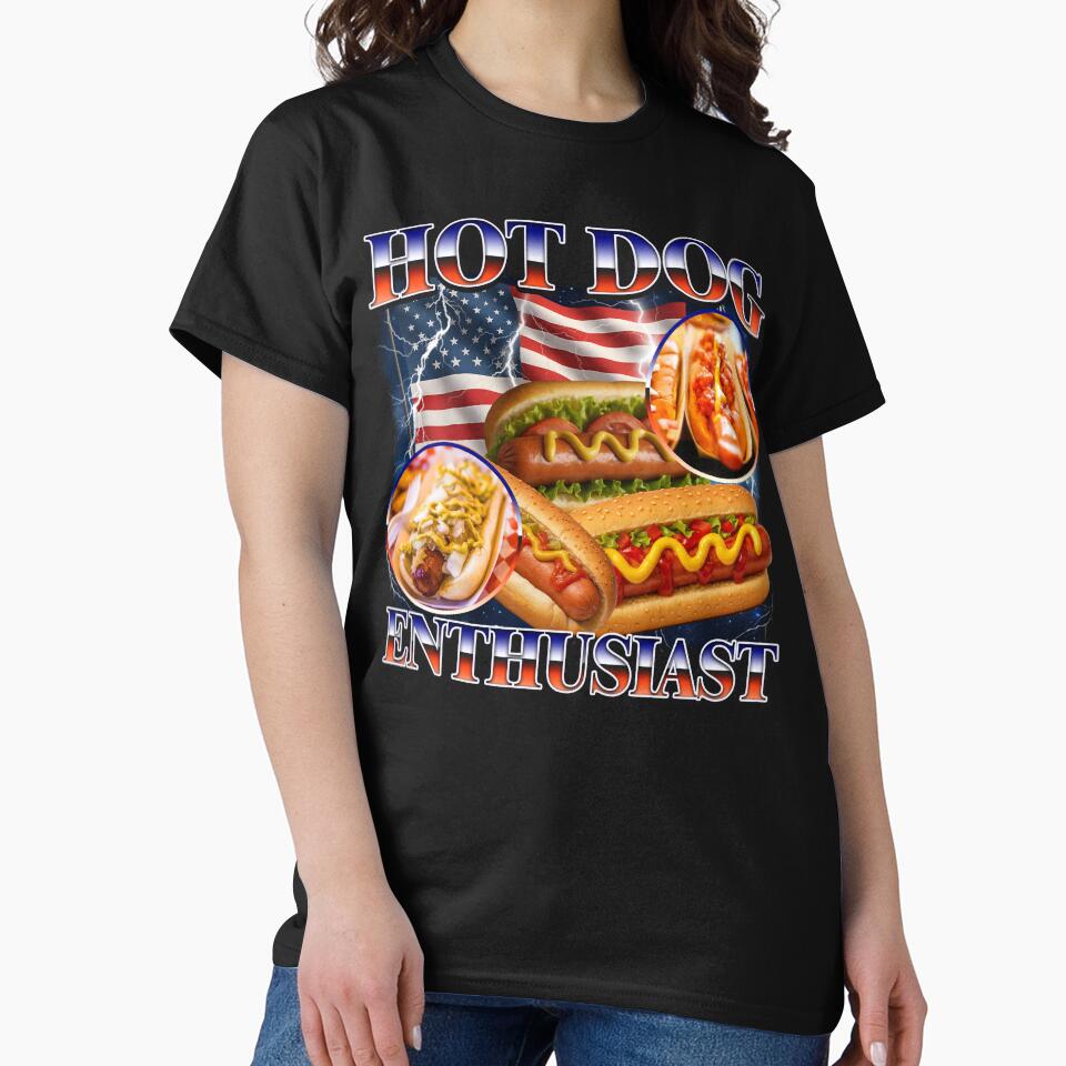 Hot Dog Enthusiast Funny by MemishDesign