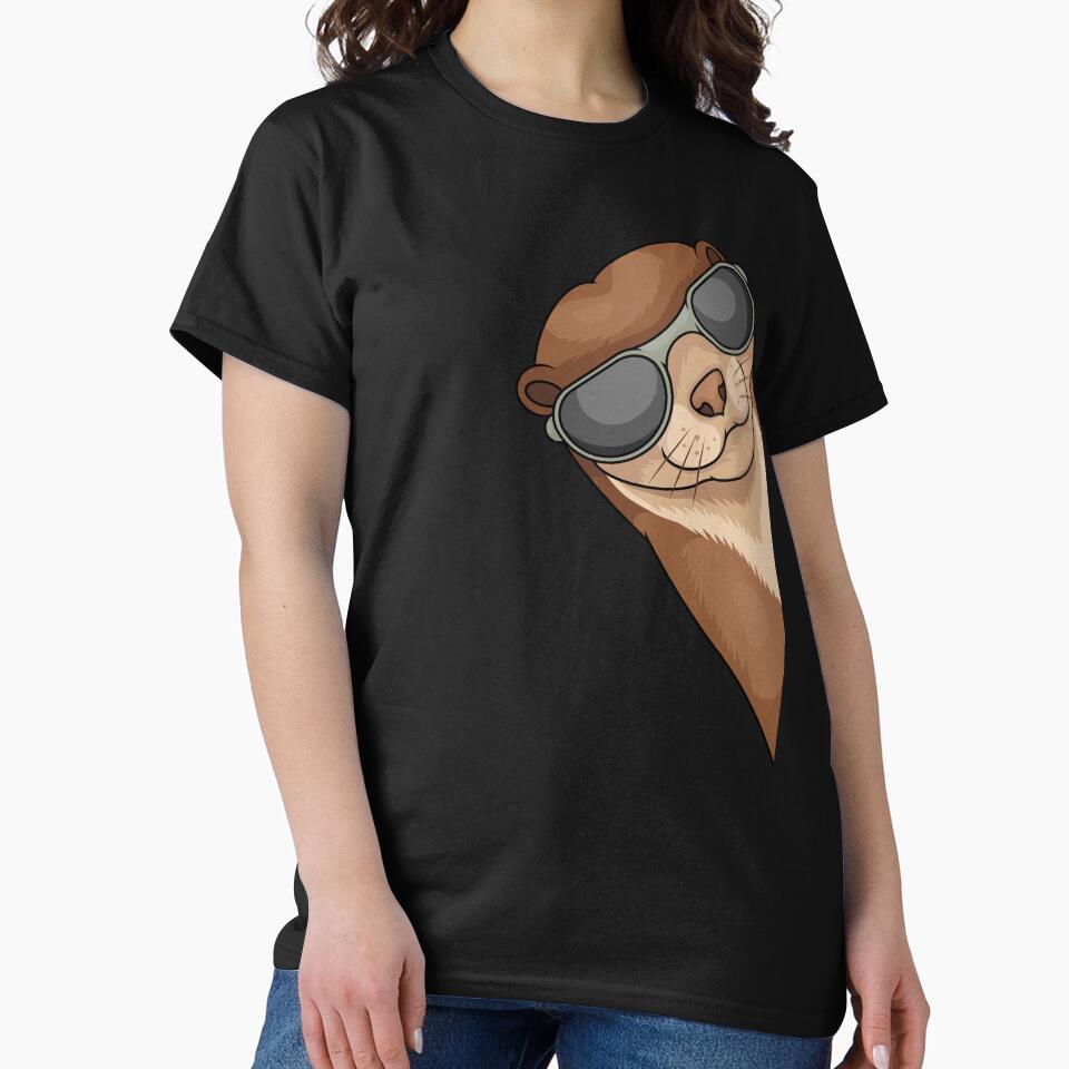 Otter Lover Kids Cute Animal Sea Otter by DSWShirts
