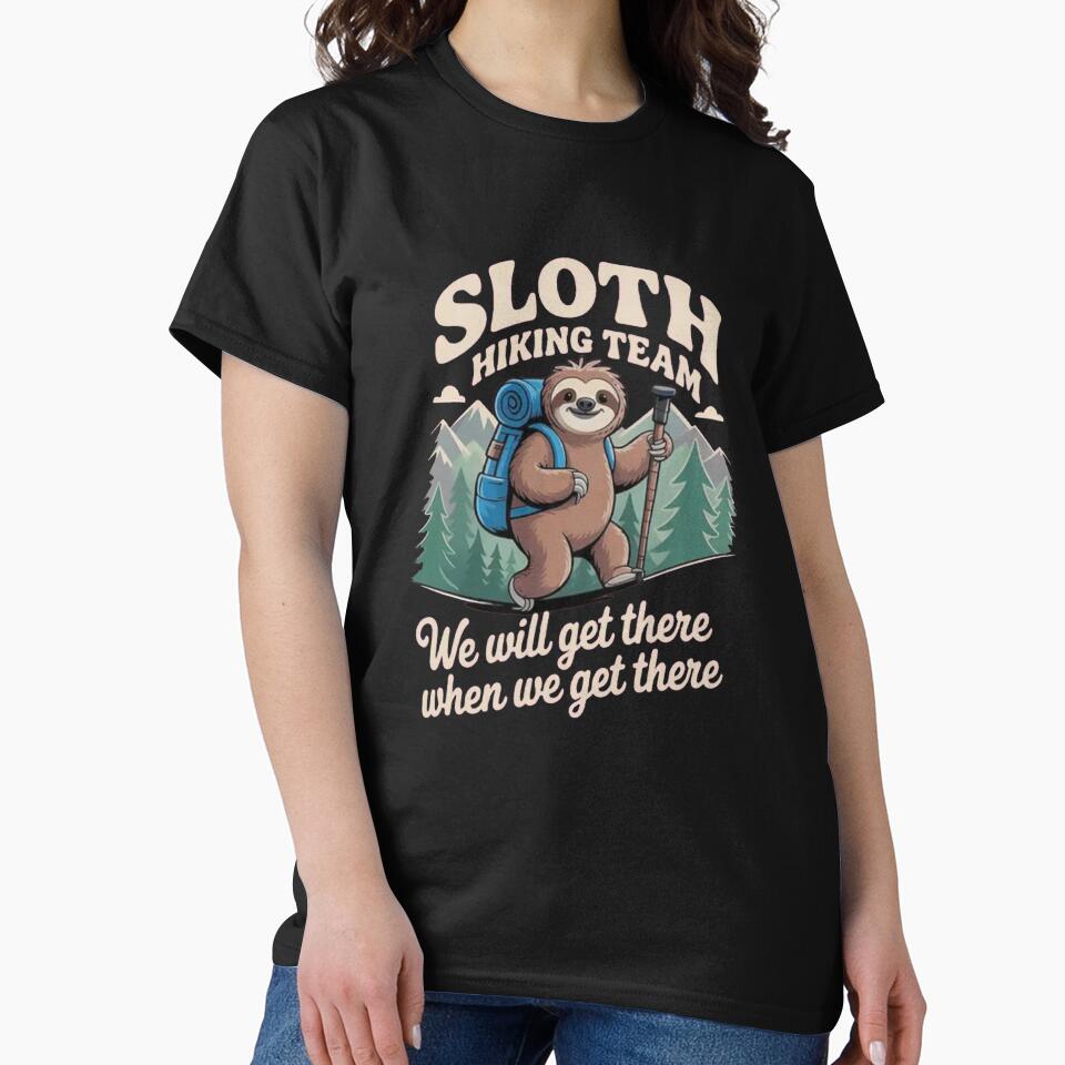 Sloth Hiking Team | Funny Hiking Sloth Mountain Adventure by Gbriel3